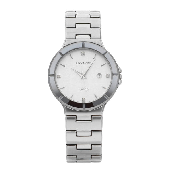 Reloj Bizarro para caballero en acero inoxidable.