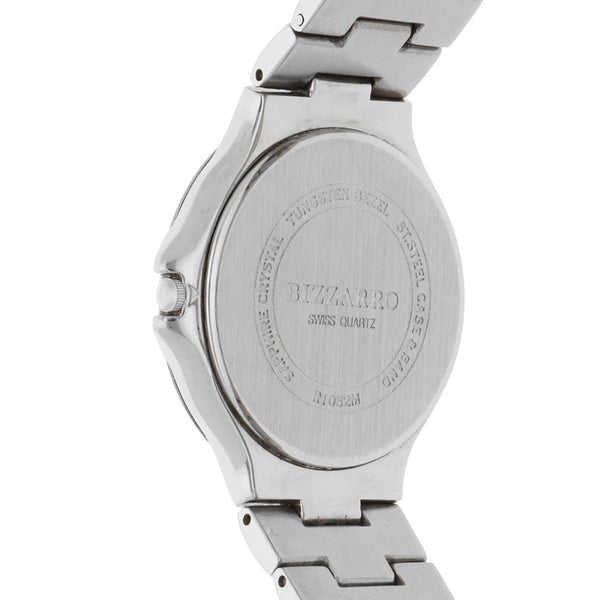 Reloj Bizarro para caballero en acero inoxidable.