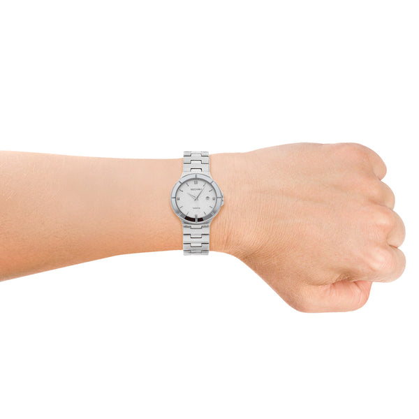 Reloj Bizarro para caballero en acero inoxidable.