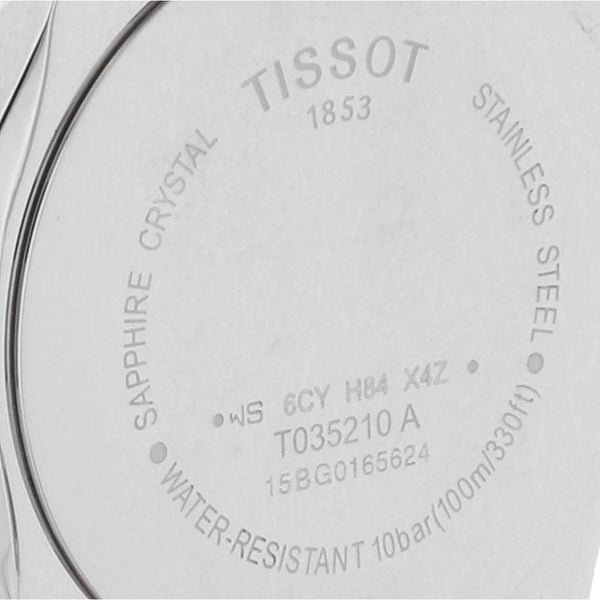 Reloj Tissot unisex en acero inoxidable.