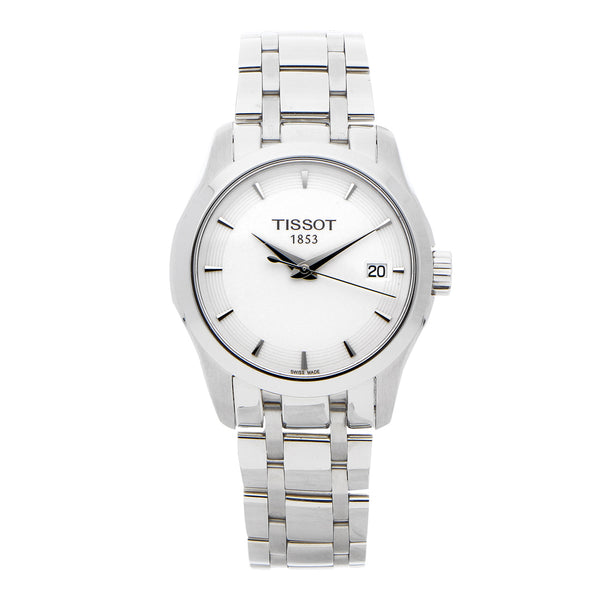 Reloj Tissot unisex en acero inoxidable.