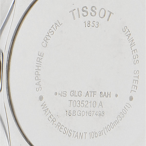 Reloj Tissot unisex en acero inoxidable.