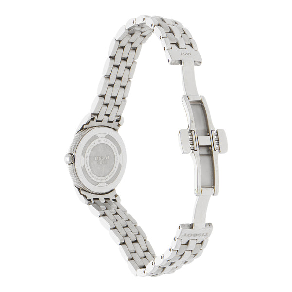 Reloj Tissot para dama en acero inoxidable.