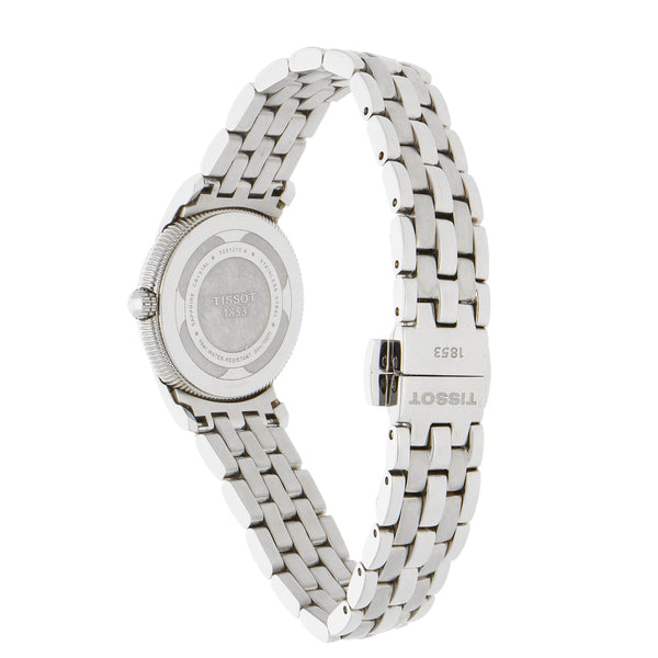 Reloj Tissot para dama en acero inoxidable.
