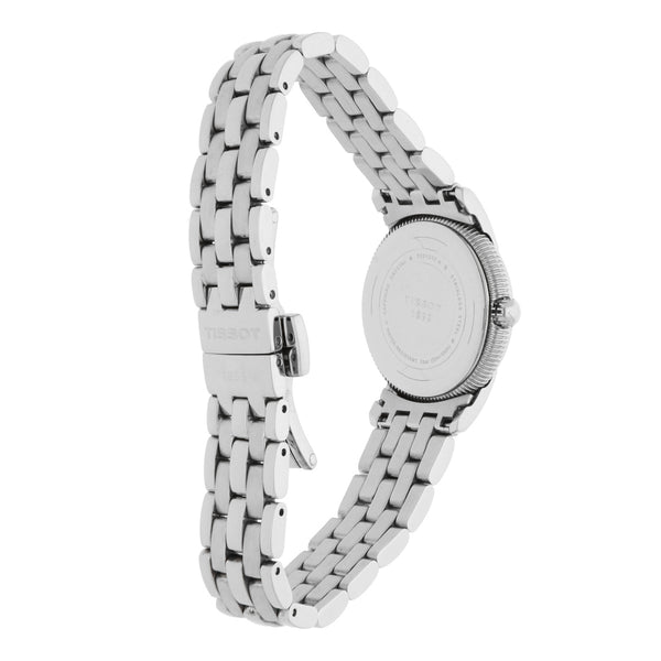Reloj Tissot para dama en acero inoxidable.