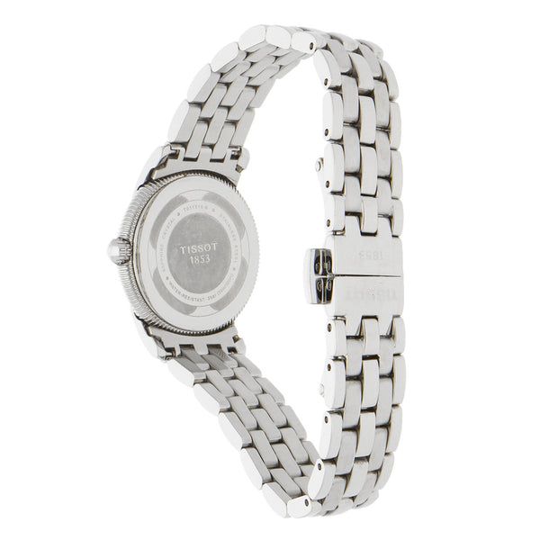 Reloj Tissot para dama en acero inoxidable.