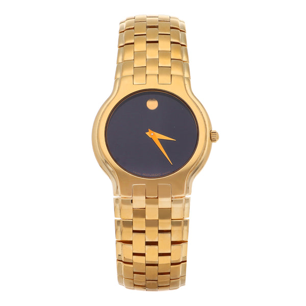 Reloj Movado para caballero en acero chapa.