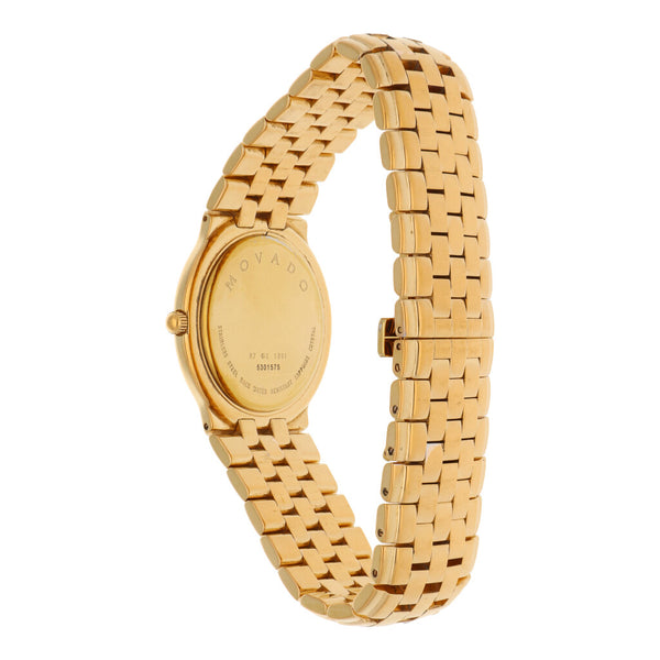 Reloj Movado para caballero en acero chapa.