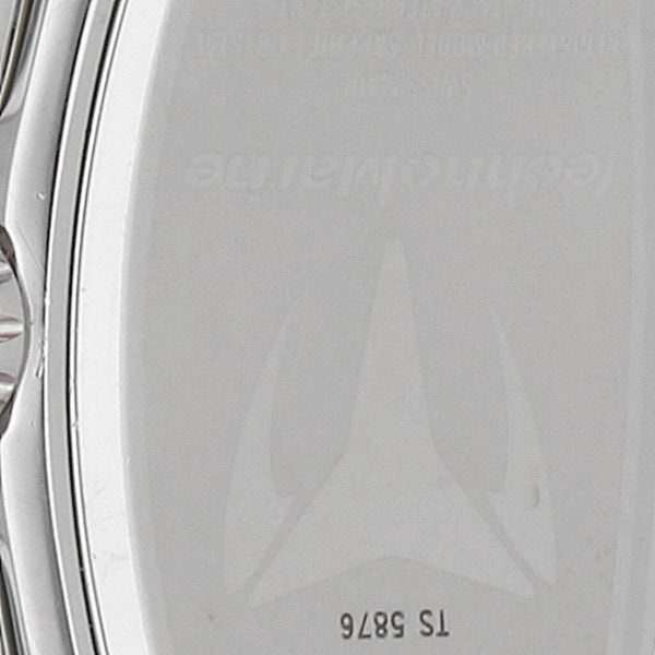 Reloj TechnoMarine para dama en acero inoxidable correa plástico.