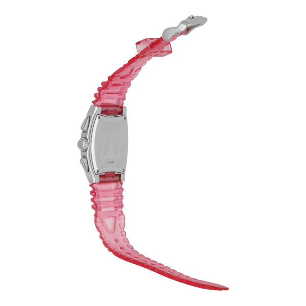 Reloj TechnoMarine para dama en acero inoxidable correa plástico.