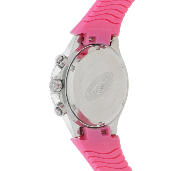 Reloj TechnoMarine para dama en acero inoxidable correa plástico.