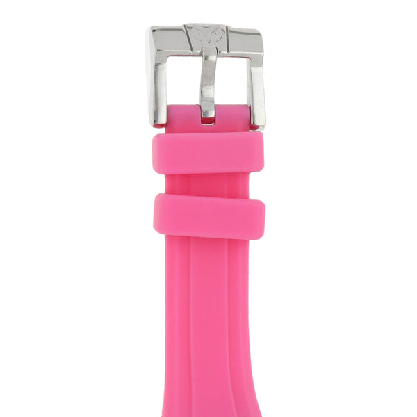 Reloj TechnoMarine para dama en acero inoxidable correa plástico.