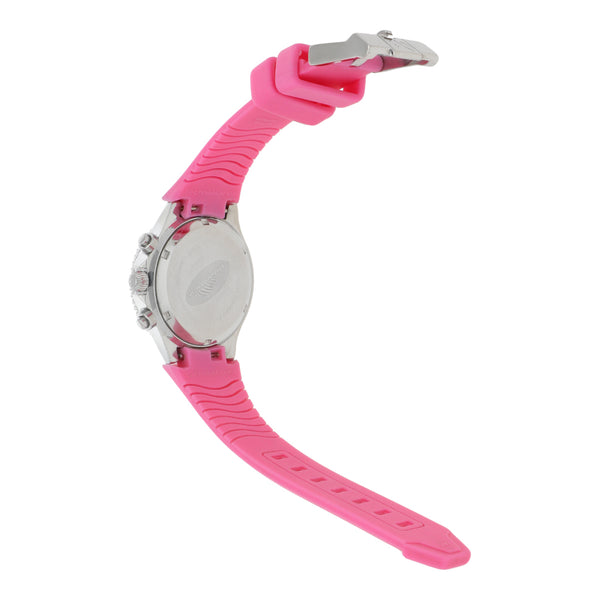 Reloj TechnoMarine para dama en acero inoxidable correa plástico.