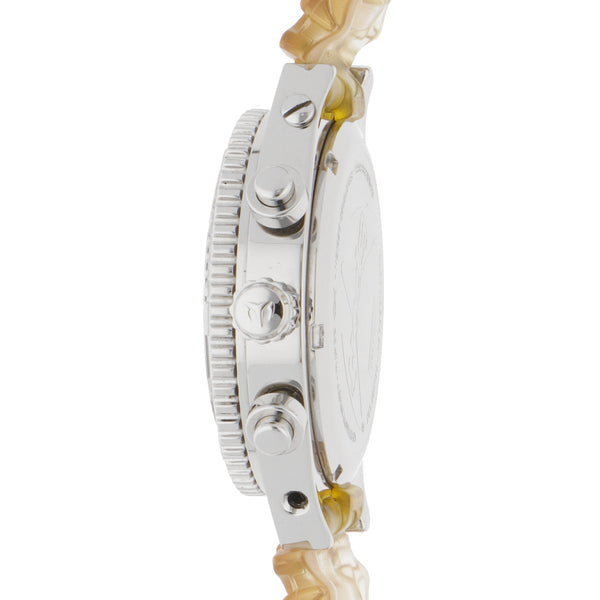 Reloj TechnoSport para dama en acero inoxidable correa plástico.