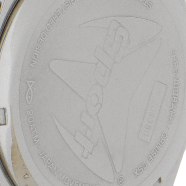 Reloj TechnoSport para dama en acero inoxidable correa plástico.