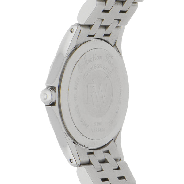 Reloj Raymond Weil para dama en acero inoxidable.