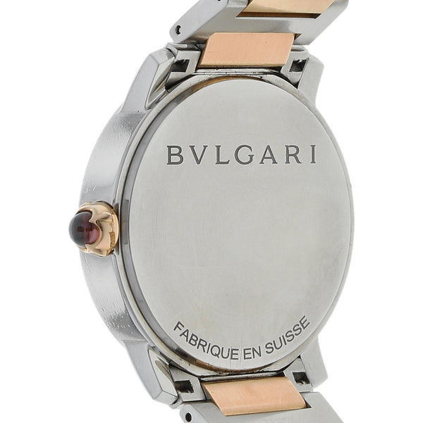 Reloj Bulgari para dama/unisex modelo Bulgari vistas oro rosa 18 kilates.