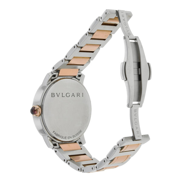 Reloj Bulgari para dama/unisex modelo Bulgari vistas oro rosa 18 kilates.