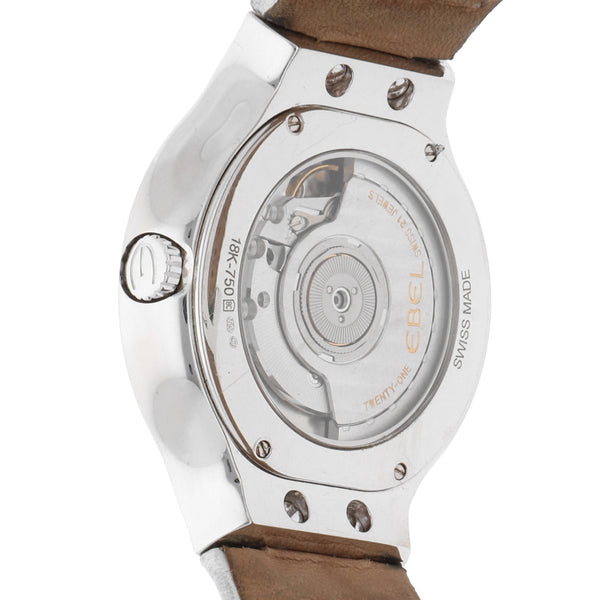 Reloj Ebel para dama/unisex modelo Beluga caja de oro blanco 18 kilates.