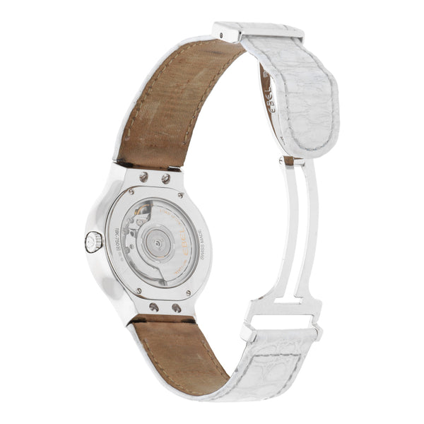 Reloj Ebel para dama/unisex modelo Beluga caja de oro blanco 18 kilates.