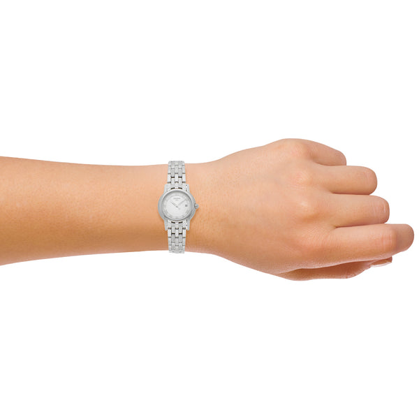 Reloj Tissot para dama en acero inoxidable.