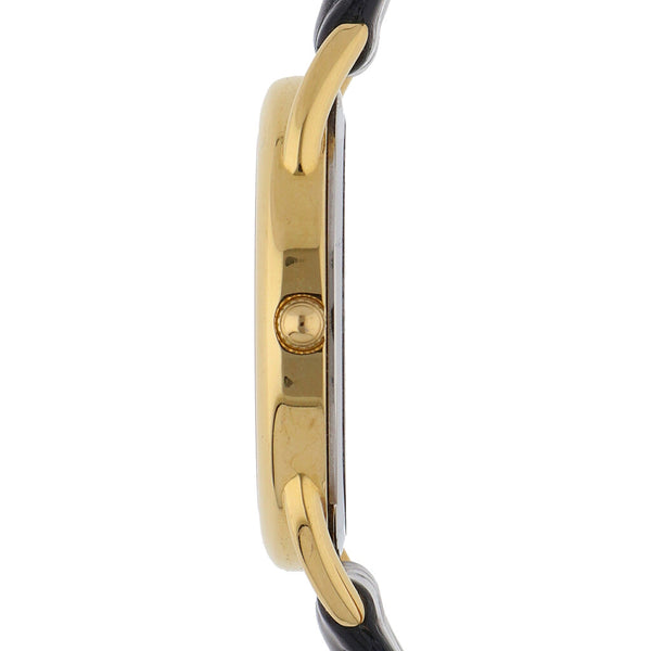Reloj Seculus para dama en acero vista chapa correa piel.