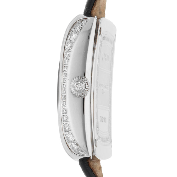 Reloj Jorg Gray para dama en acero inoxidable correa piel.