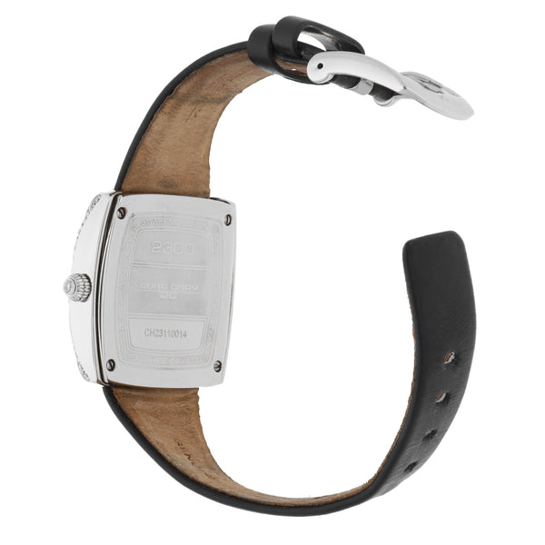 Reloj Jorg Gray para dama en acero inoxidable correa piel.