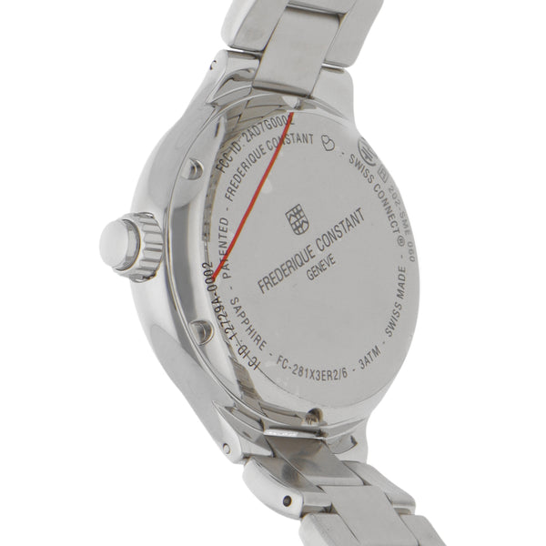 Reloj Frederique Constant para dama en acero inoxidable.