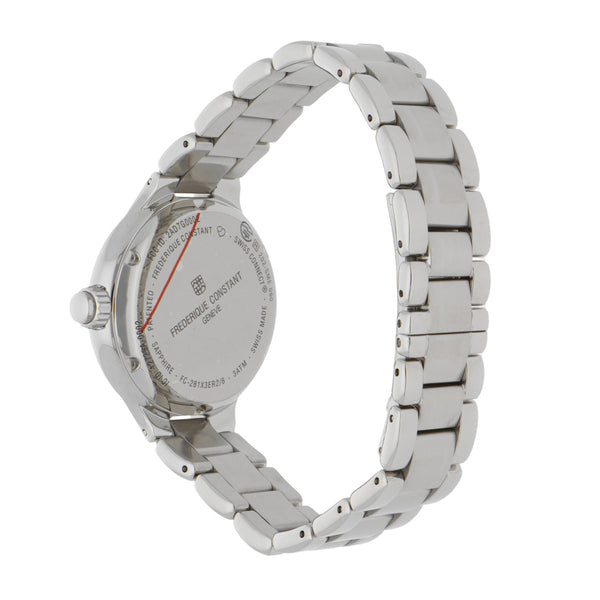 Reloj Frederique Constant para dama en acero inoxidable.
