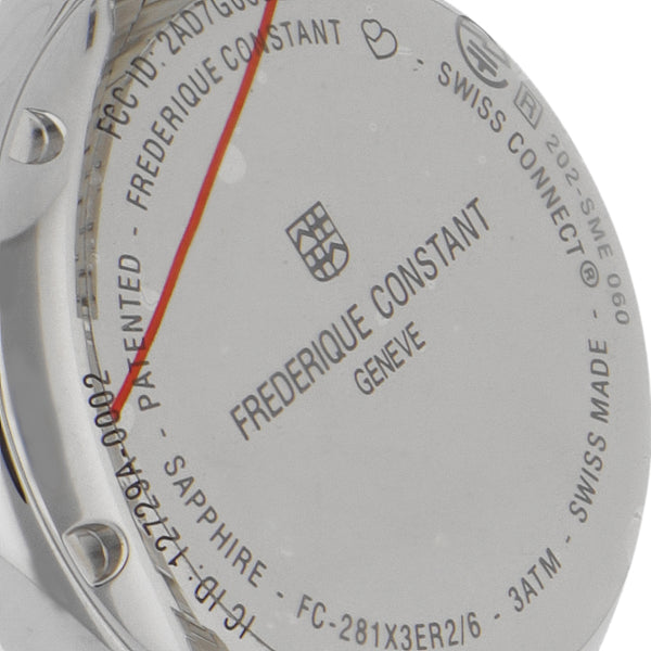 Reloj Frederique Constant para dama en acero inoxidable.