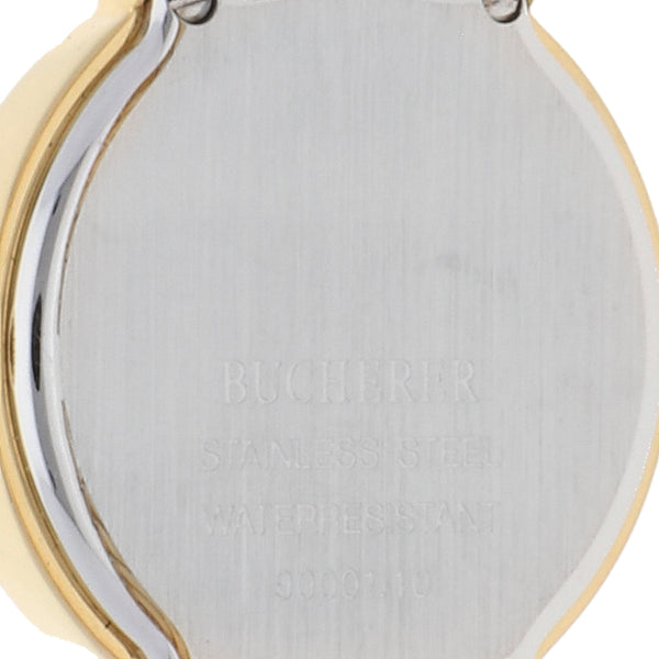 Reloj Bucherer para dama en acero chapa.