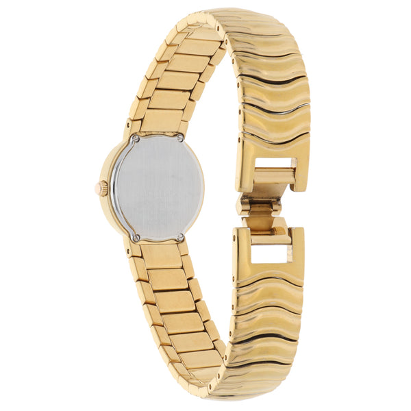 Reloj Bucherer para dama en acero chapa.