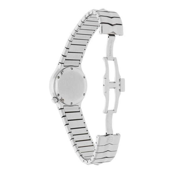 Reloj Tag Heuer para dama en acero inoxidable.