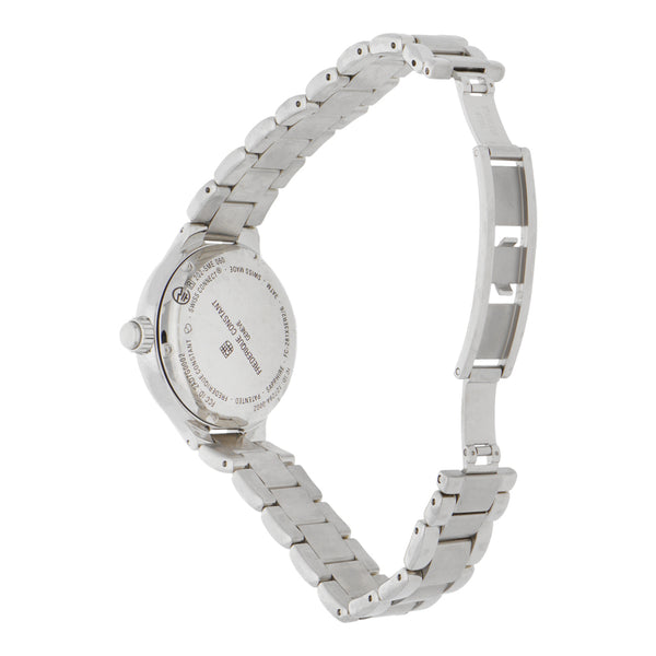 Reloj Frederique Constant para dama en acero inoxidable.