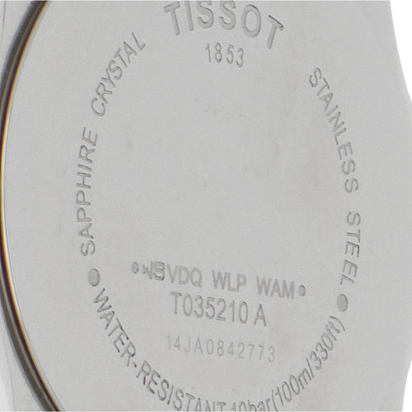 Reloj Tissot unisex en acero inoxidable.