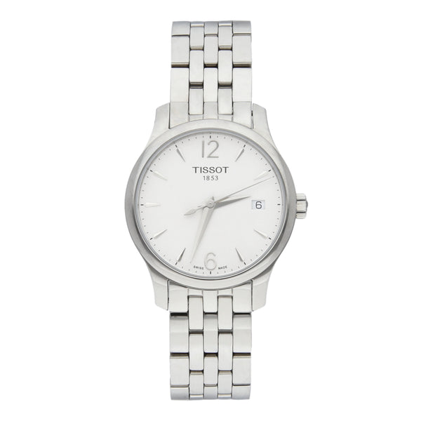 Reloj Tissot para dama/unisex en acero inoxidable.