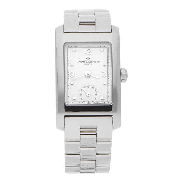 Reloj Baume & Mercier para dama en acero inoxidable.
