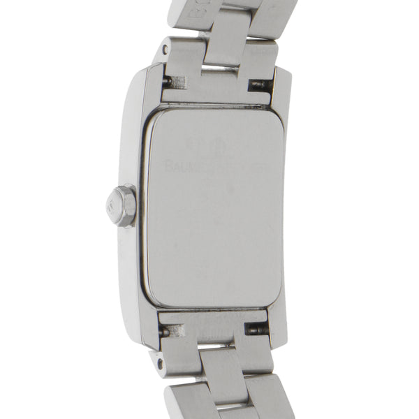 Reloj Baume & Mercier para dama en acero inoxidable.