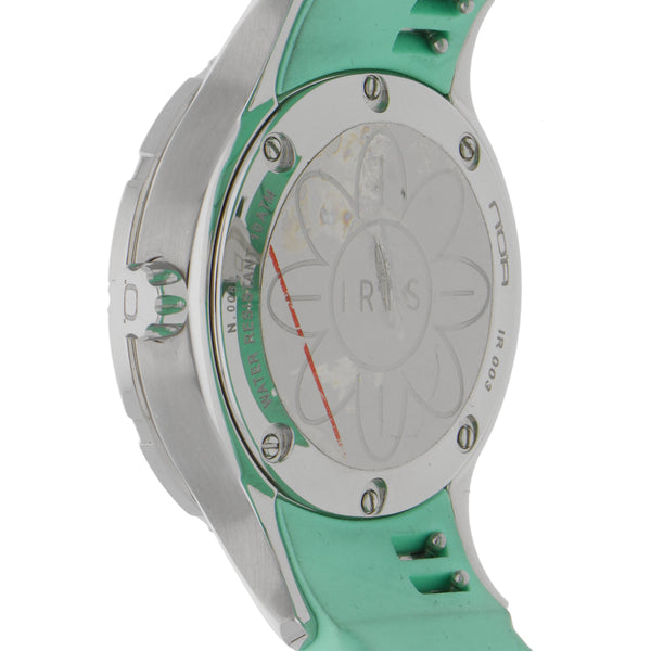 Reloj NOA para dama en acero inoxidable correa caucho.