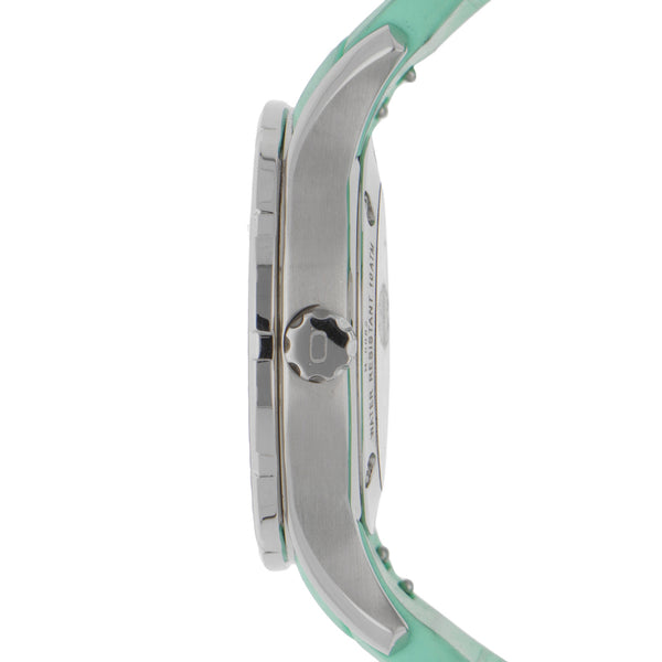 Reloj NOA para dama en acero inoxidable correa caucho.