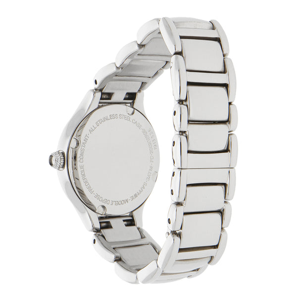 Reloj Frederique constant para dama en acero inoxidable.