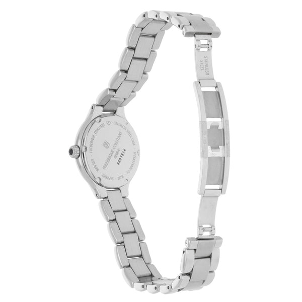 Reloj Frederique Constant para dama en acero inoxidable.