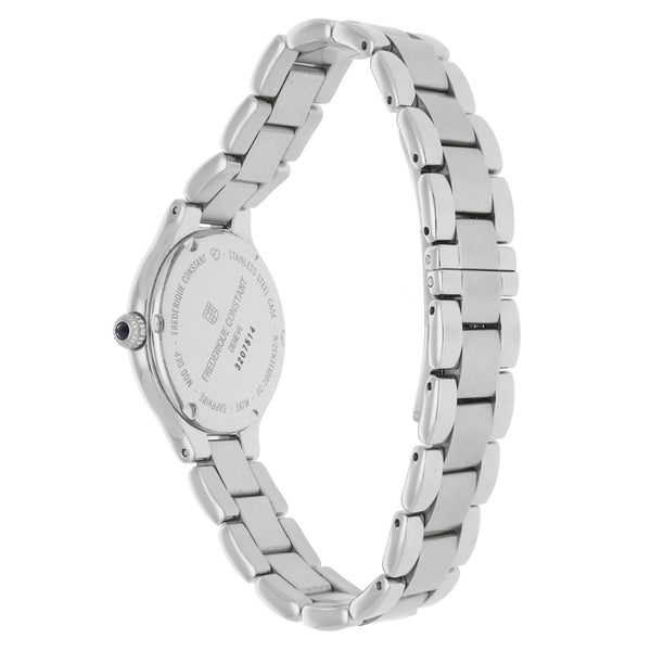Reloj Frederique Constant para dama en acero inoxidable.