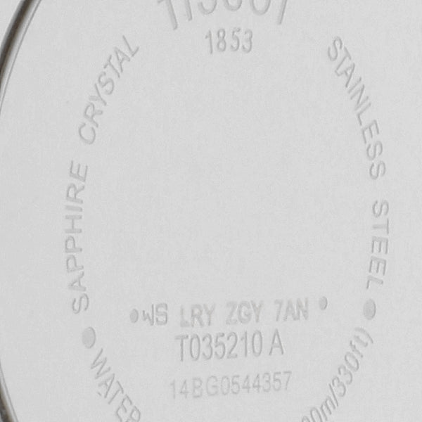Reloj Tissot unisex en acero inoxidable.