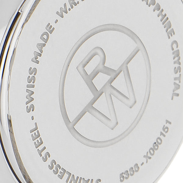 Reloj Raymond Weil para dama en acero inoxidable.