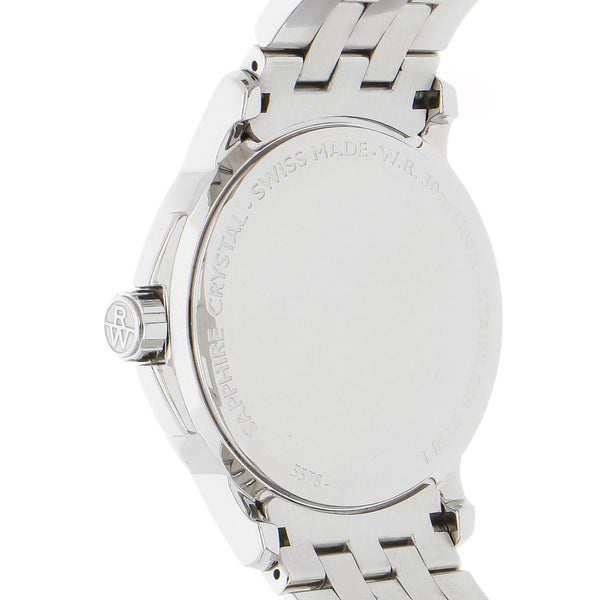 Reloj Raymond Weil para caballero en acero inoxidable.