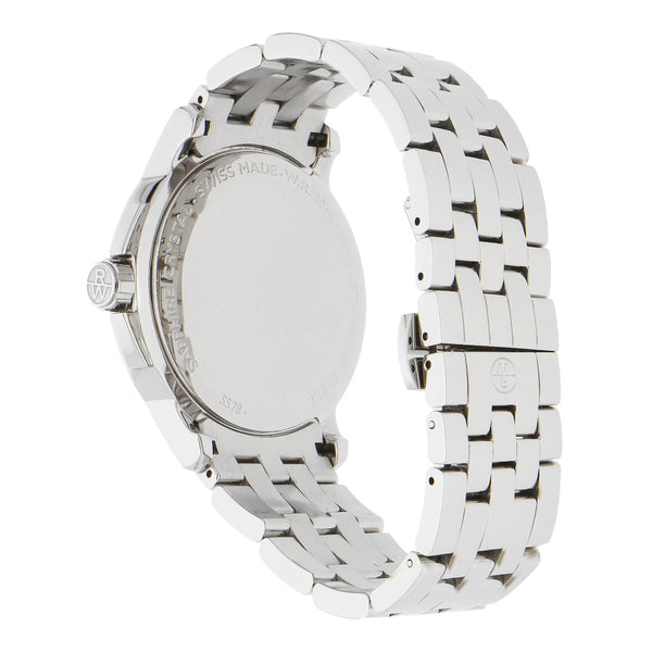 Reloj Raymond Weil para caballero en acero inoxidable.