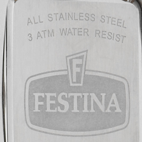 Reloj Festina unisex en acero inoxidable correa piel.