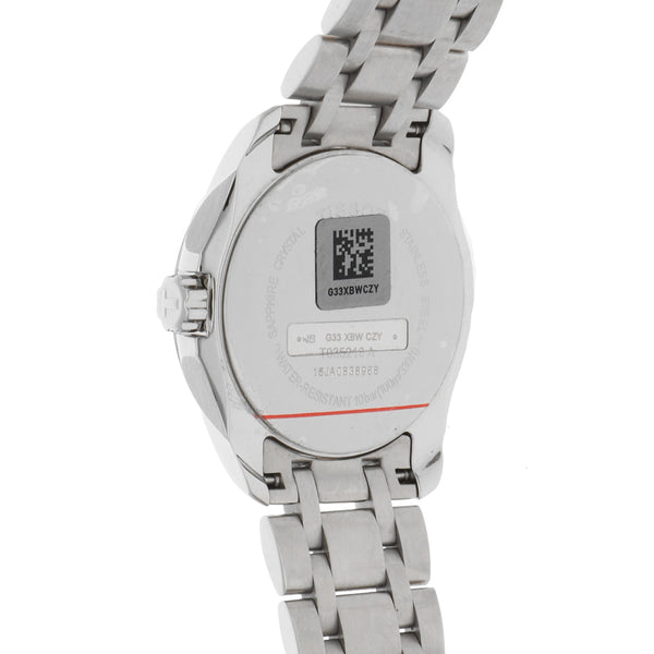 Reloj Tissot para dama en acero inoxidable.